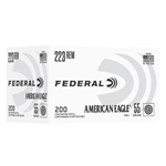 Federal 223REM 55GR FMJ 200PK AMERICAN EAGLE