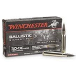 WINCHESTER 30-06 SPRG, BALLISTIC SILVERTIP, 150GR (SBST3006)