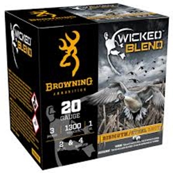 BROWNING (B193432032) WICKED BLEND 20GA X 3", 2 & 4