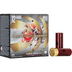 Federal (GMT1117) 12GA, 2 3/4", #7 1/2, GOLD MEDAL, PAPER
