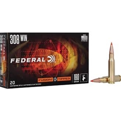 Federal (F308TFS3) FUSION 308WIN, 180GR, TIPPED