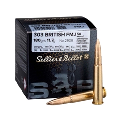 SELLIER&BELLOT 303 BRIT 180GR FMJ 50PK