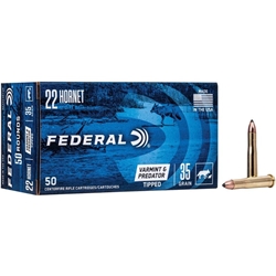 Federal 22 HORNET 35GR TIPPED