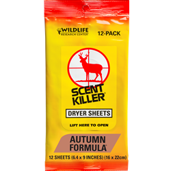 WILDLIFE RESEARCH DRYER SHEETS AUTUMN