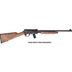 DERYA TM22 PUMP ACTION WOOD