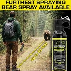 DeAD DOWN WIND DEFEND BEAR SPRAY 8OZ.