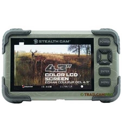 STEALTH CAM UNIVERSAL SD CARD READER/VIEWER Stealth Cam Universal SD Card Reader/Viewer, 4.3" Color LCD Screen