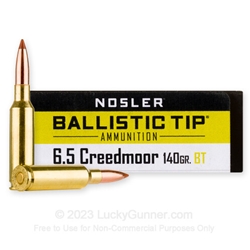 Nosler BALLISTIC TIP 6.5 CREEDMOOR 140GR (40064)