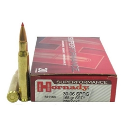 HORNADY 30-06 SPRG., 165GR, SST SUPERFORMANCE (HOR-81153)