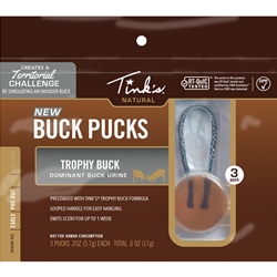 TInks BUCK PUCKS TROPHY BUCK Tink's Buck Pucks Trophy Buck 3pk