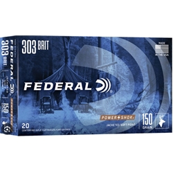 Federal 303 BRITISH, 150GR SP, POWER-SHOK (303B)