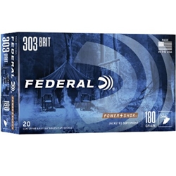 Federal 303 BRITISH, 180GR SP, POWER-SHOK (303AS)