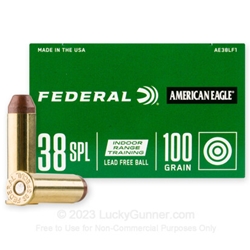 Federal AMERICAN EAGLE 38SPL, 100GR LEAD FREE (AE38LF1)