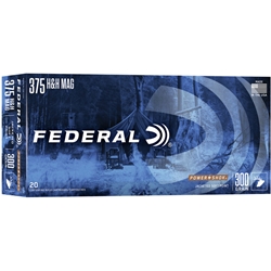 Federal POWER-SHOK 375 H&H MAG, 300GR JSP (375B)