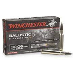 WINCHESTER 30-06 SPRG, BALLISTIC SILVERTIP, 150GR (SBST3006)