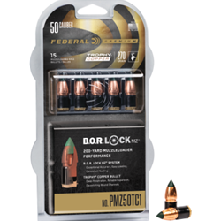 Federal PREMIUM 50 CAL MUZZLELOADER BULLET 270GR (PMZ50TC1