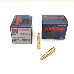 HORNADY SUBSONIC 7.62 X 39, 255GR SUB-X (HOR-80787)