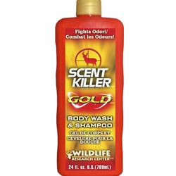 WILDLIFE RESEARCH 31241 Wildlife Research Scent Killer Gold Body Wash & Shampoo 24fl oz (709mL)