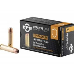 PPU PPD357 357 MAG 158GR JHP