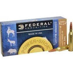 Federal LEAD FREE 243 WIN, 85GR COPPER (24385LFA)